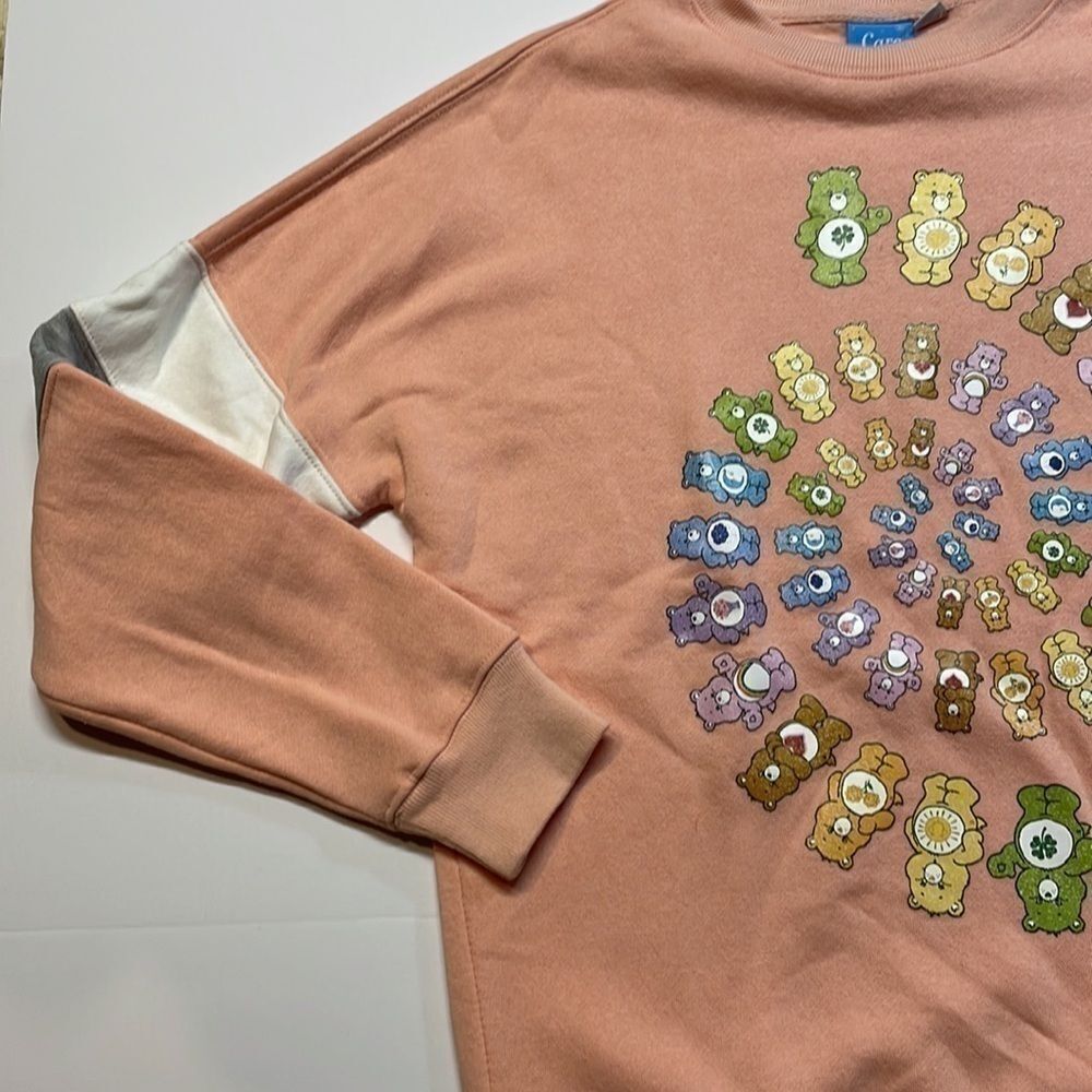 Care Bears women’s peach color Carebear sweatshirt. Size S. - Picture 3 of 7
